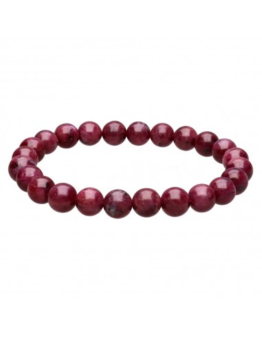 Bracciale in rubino 8mm