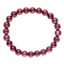 Pulseira de rubi 8mm