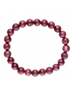 Pulseira de rubi 8mm 2