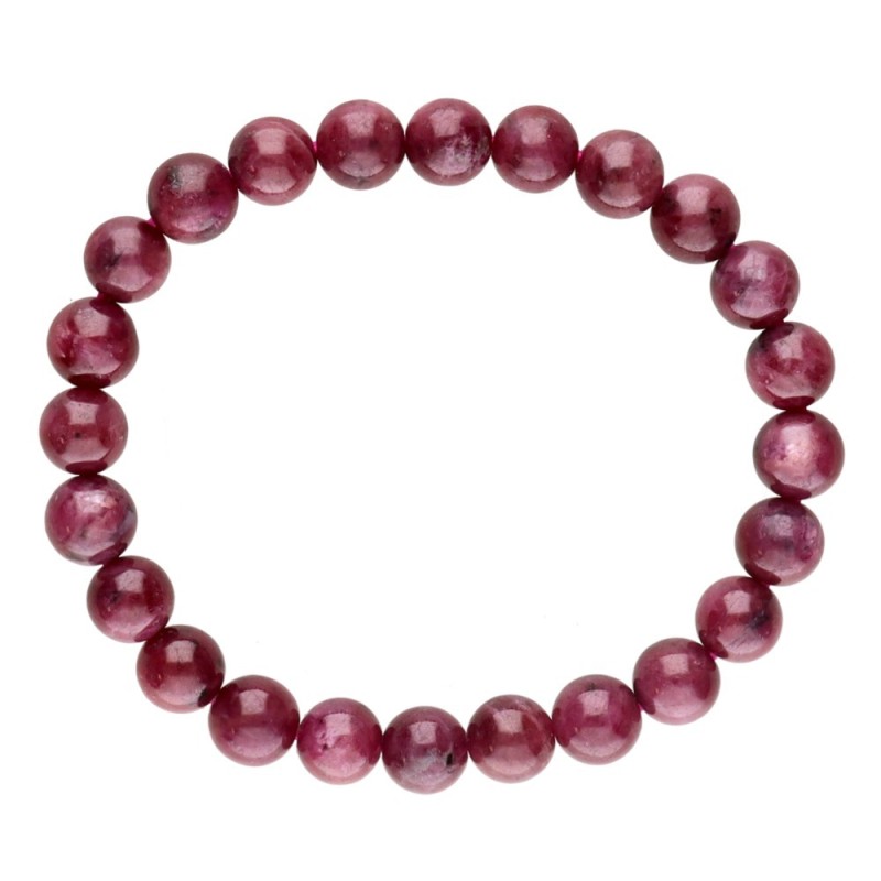 Bracciale di Rubino 8mm
