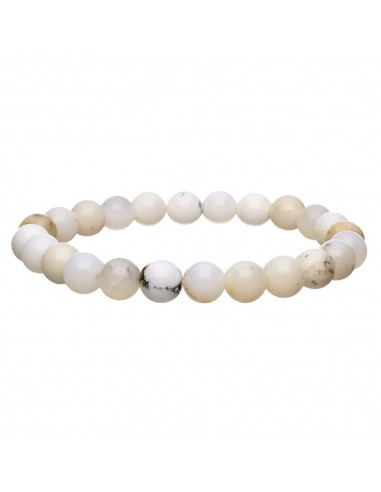 White Opal Bracelet 8mm