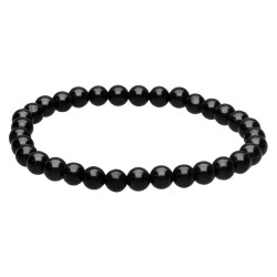Bracciale in Giada Nera 6mm