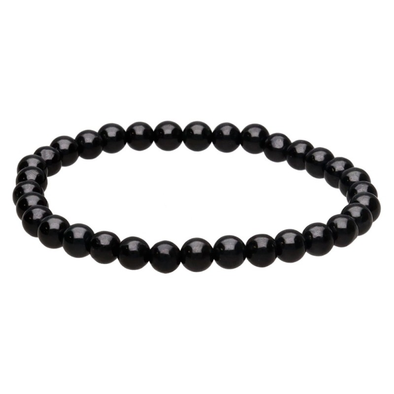 Bracciale in Giada Nera 6mm