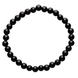 Bracciale in Giada Nera 6mm