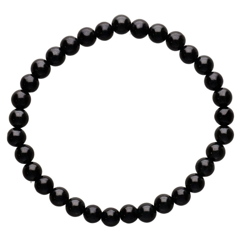 Bracciale in Giada Nera 6mm