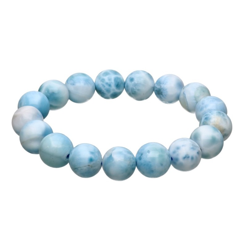 Bracciale in Larimar 12mm