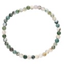 Tree Agate Bracelet 4mm