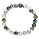 Agate Tree Bracelet 8mm