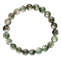 Bracelet de lépidolite verte 8mm