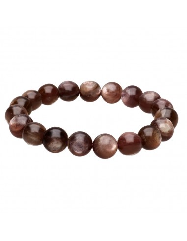 Bracciale di Mica Marrone 10mm