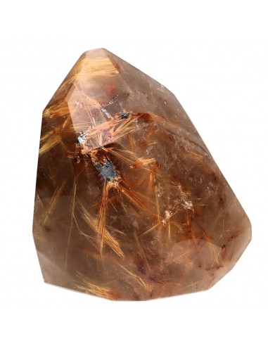 Quartzo rutilado fumado polido (CR26)