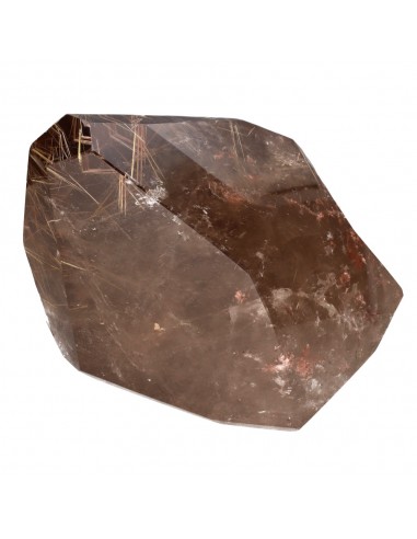 Quartz Rutilé Fumé Poli (CR28)