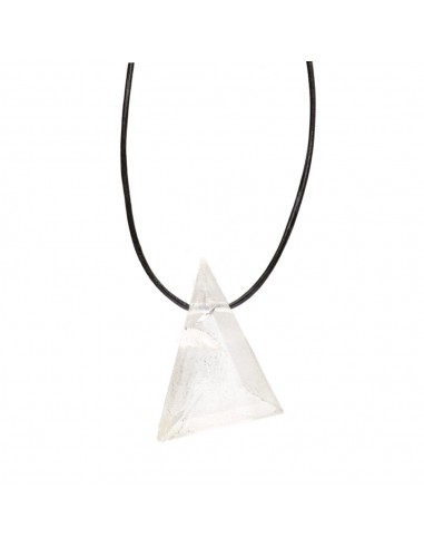 Pendentif en quartz avec corde aléatoire