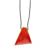 Carnelian Pendant with Random Rope
