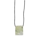 Pendentif Prehnite avec corde aléatoire