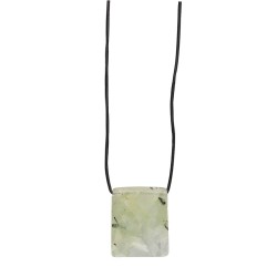 Collana in Prehnite con Corda Casuale