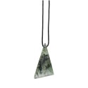 Collana in Prehnite con Corda Casuale