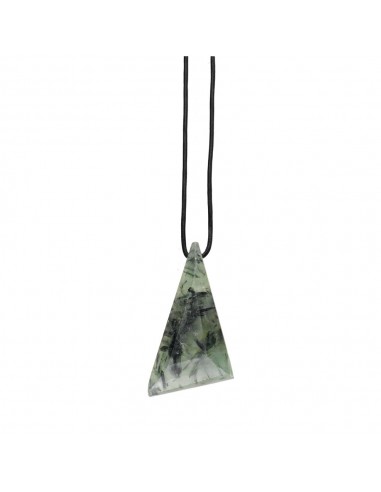 Pendentif Prehnite avec corde aléatoire