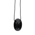 Onyx Pendant with Random Rope