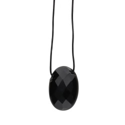 Collana in Onice con Corda Casuale