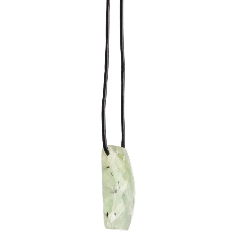 Collana in Prehnite con Corda Casuale