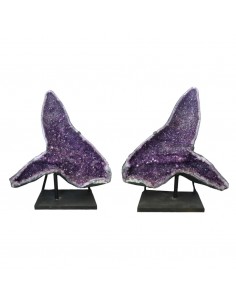 Pareja Geodas de Amatista P22