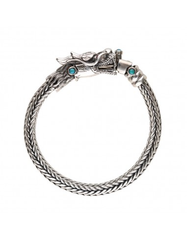 Pulsera Dragón en Plata de Ley 925 (27J)