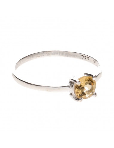 Anello di citrino riscaldato, piccolo...
