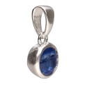 Pendentif en argent 925 en cyanite facettée