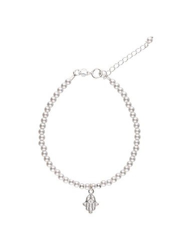 Pulsera Mano de Fátima en Plata de...
