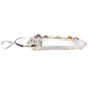 Colgante Biterminado de Cuarzo con Chakras