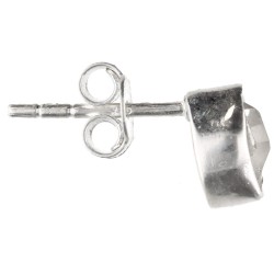 Orecchini a bottone in Herkimer in argento sterling 925