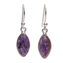 Orecchini Occhio di Charoit in Argento Sterling 925