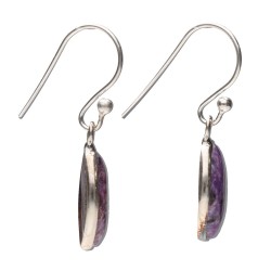 Orecchini Occhio di Charoit in Argento Sterling 925