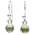 Conjunto Círculo de Peridoto en Plata de Ley 925