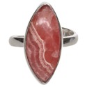 Anillo Ojo de Rodocrosiita Ajustable en Plata de Ley 925