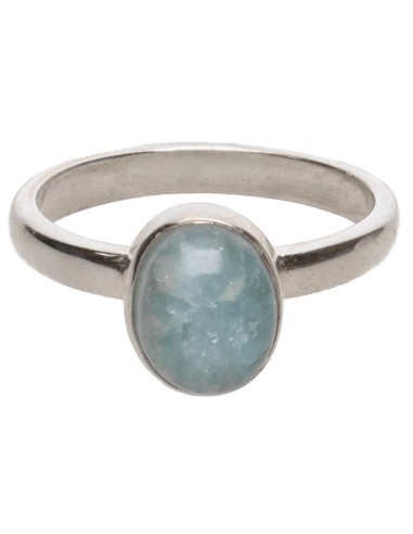 Anillo Óvalado de Aguamarina...