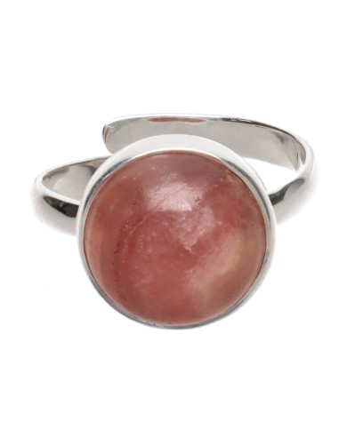 Anello circolare in rodocrosite...