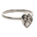 Herkimer Ring in 925 Sterling Silver
