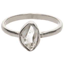 Anello di Hérkimer in Argento Sterling 925