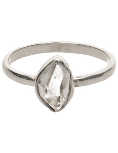 Herkimer Ring in 925 Sterling Silver