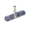 Colgante Biterminado Horizontal de Sodalita con Chakras