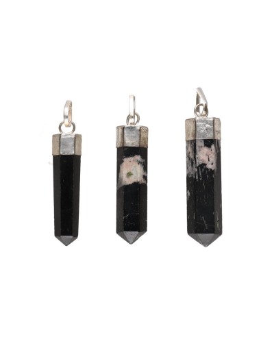 Colgante Punta de Turmalina Negra