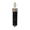 Pendente Punta di Shungite in Bagno d'Argento