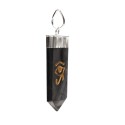Colgante Shungit Ojo de Horus en Baño de Plata
