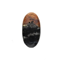 Cabochon di Agata Plum Root