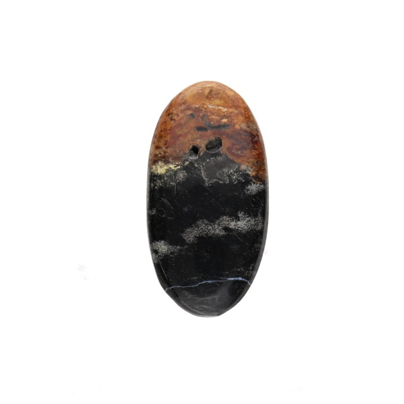 Cabochon di Agata Plum Root