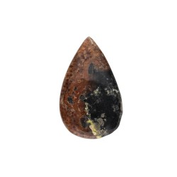Cabochão de ágata raiz de ameixa (pacote 30gr)