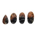 Cabochão de ágata raiz de ameixa (pacote 30gr)