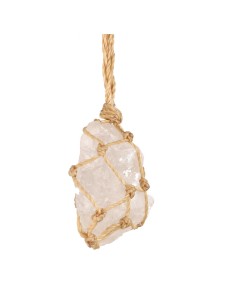Pendentif Quartz brut avec fil